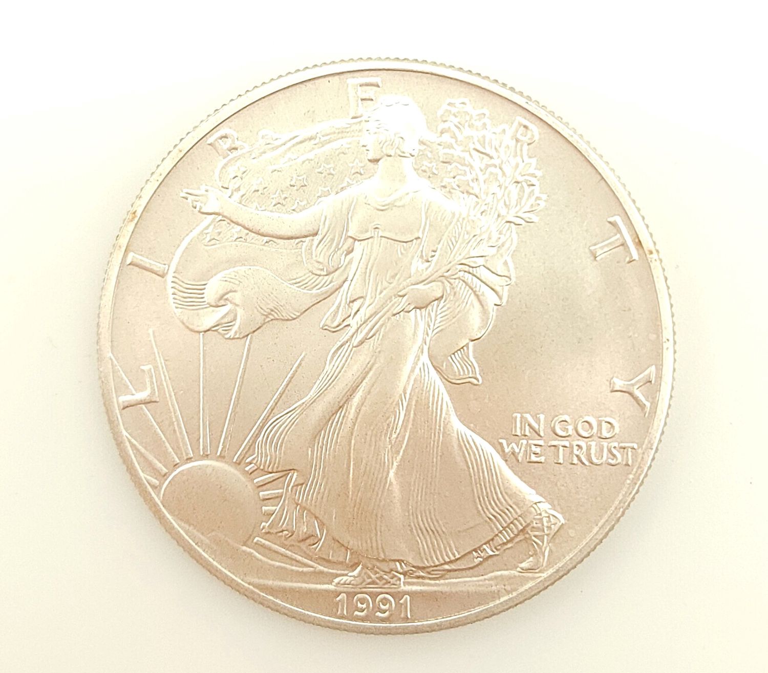 1991 American Silver Eagle...