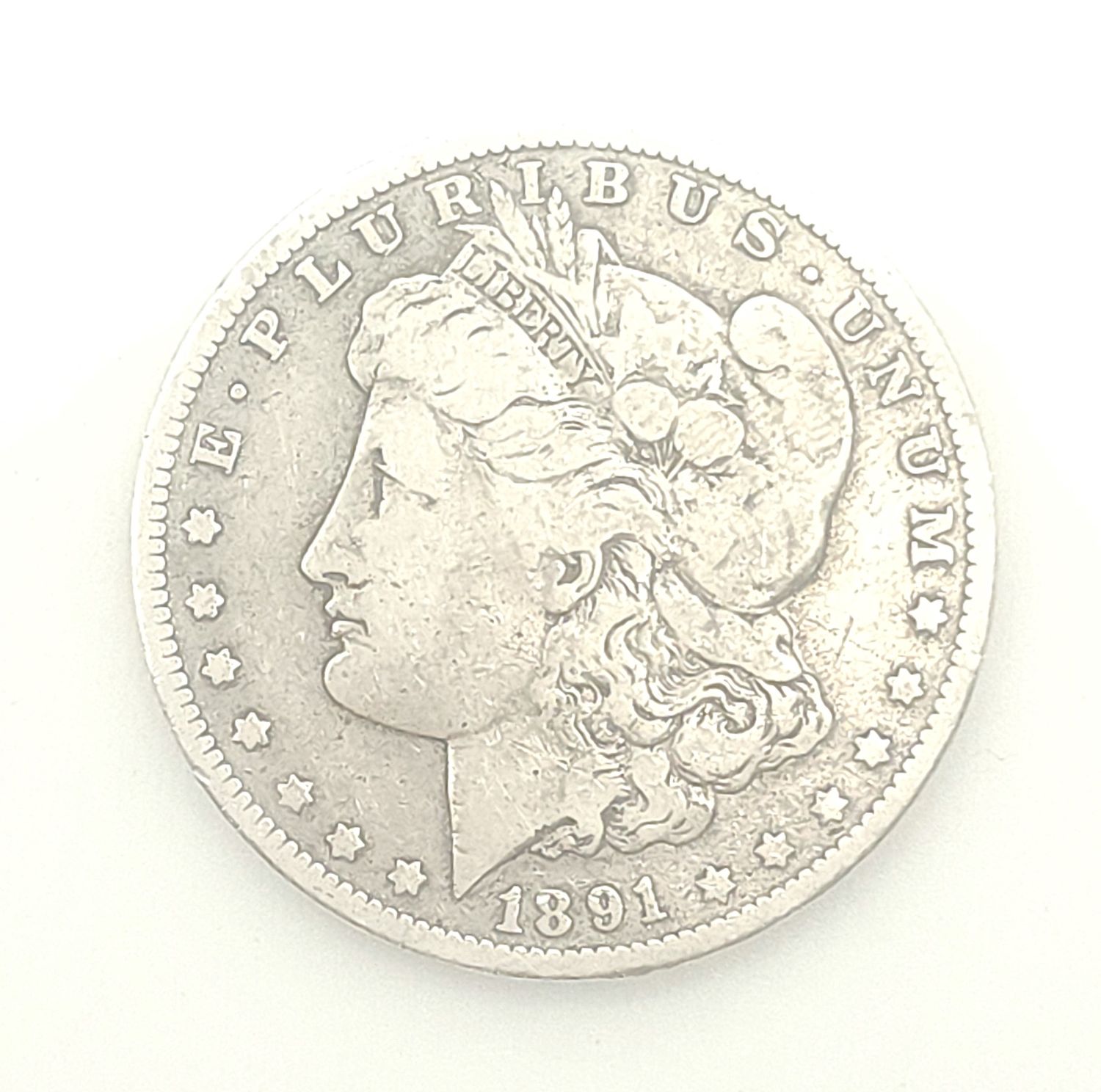 1891-O Morgan Silver Dollar...