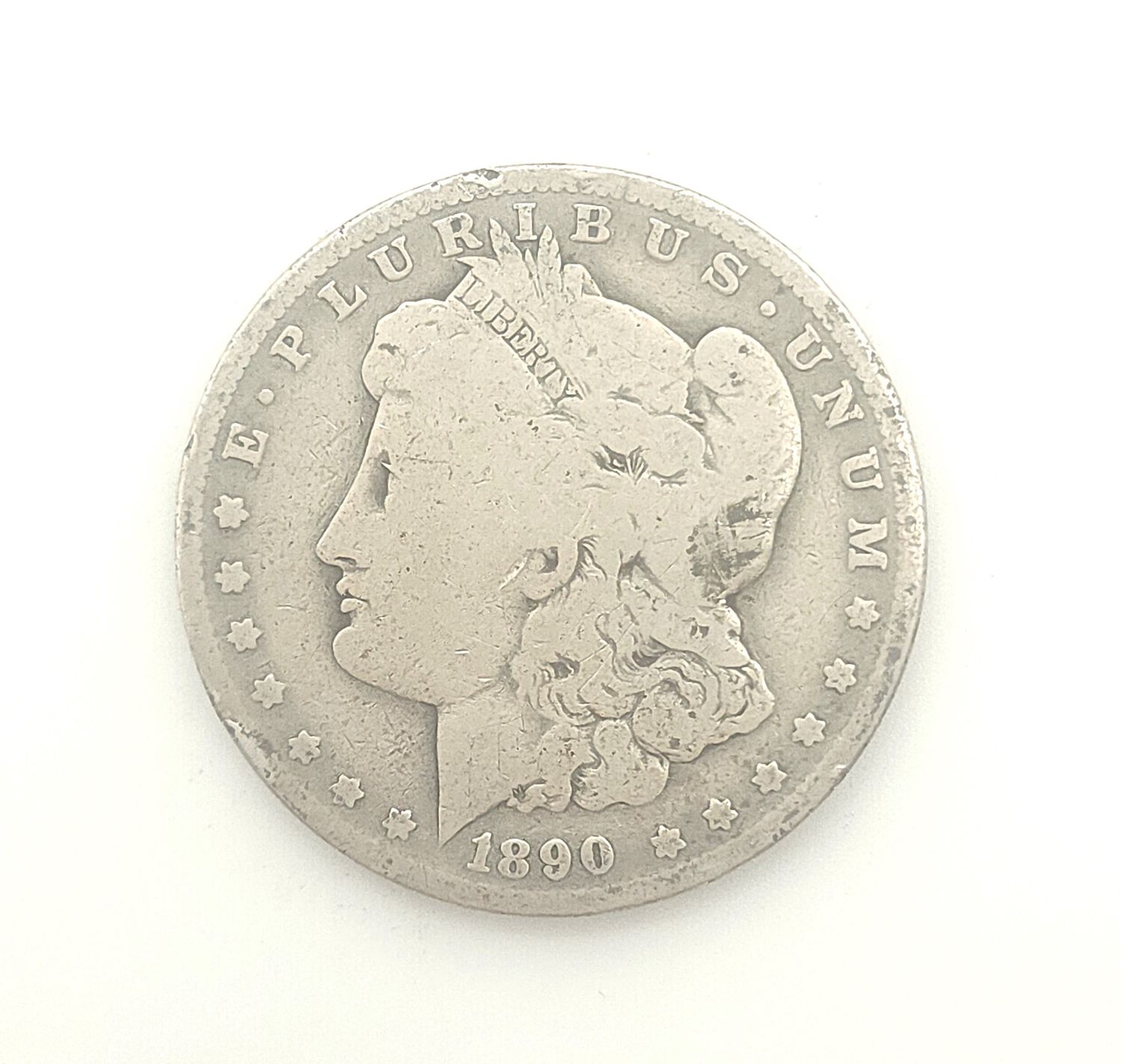 1890-O Morgan Silver Dollar...