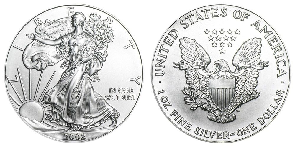 2002 American Silver Eagle-