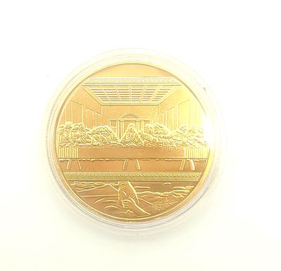 Last Supper Jesus Copper Coin