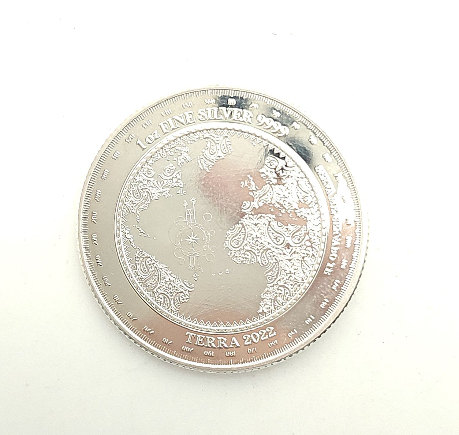 2022 Tokelau Terra 5 Dollars Silver Round