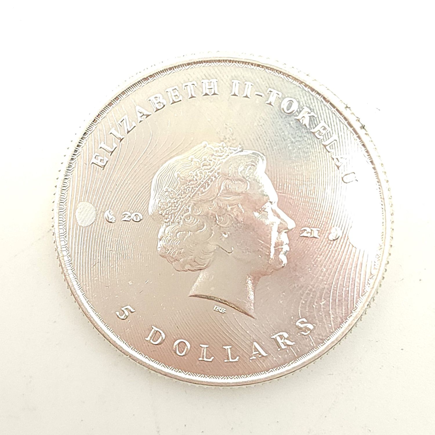 2021 Tokelau Equilibrium Silver Round