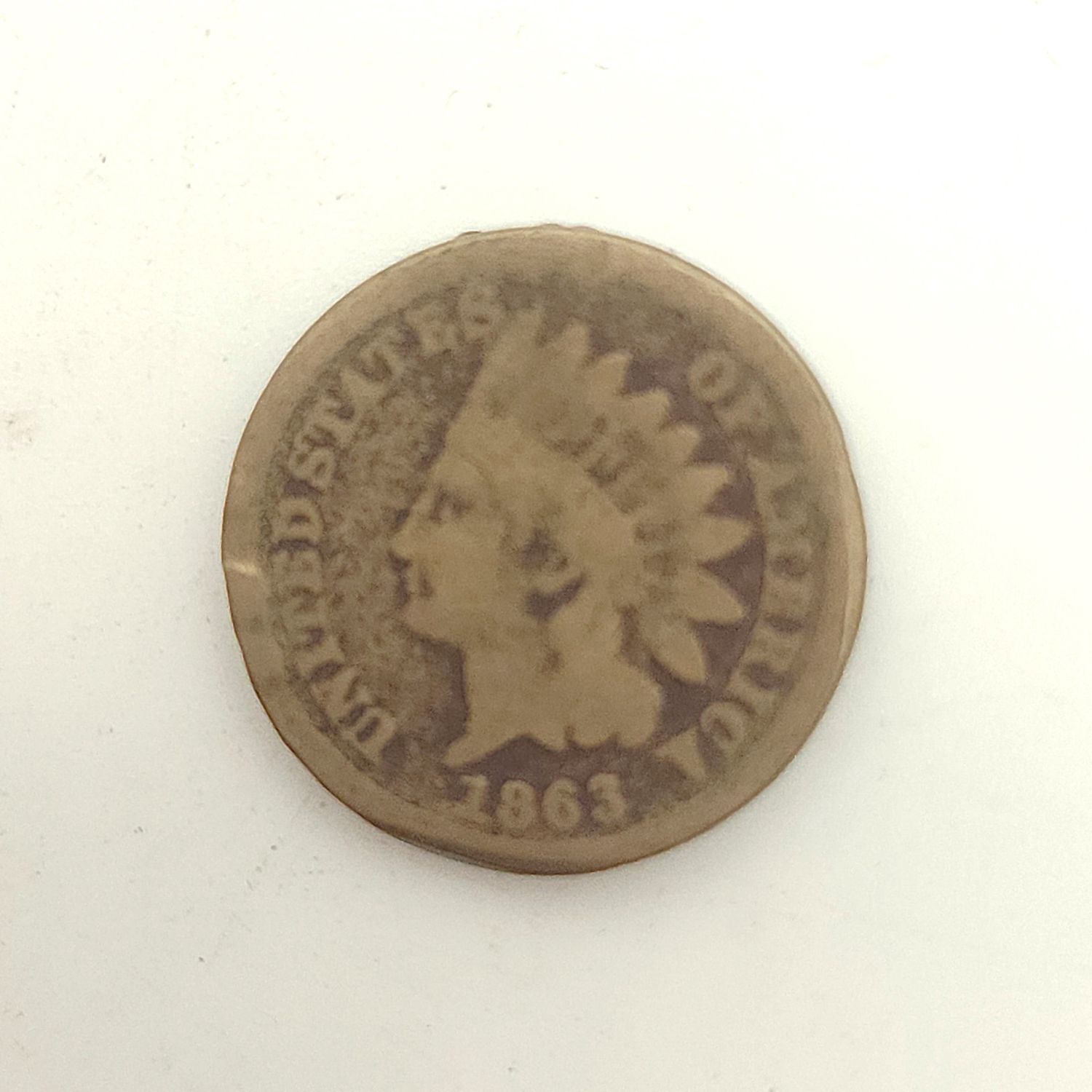 1863 Indian Head Cent