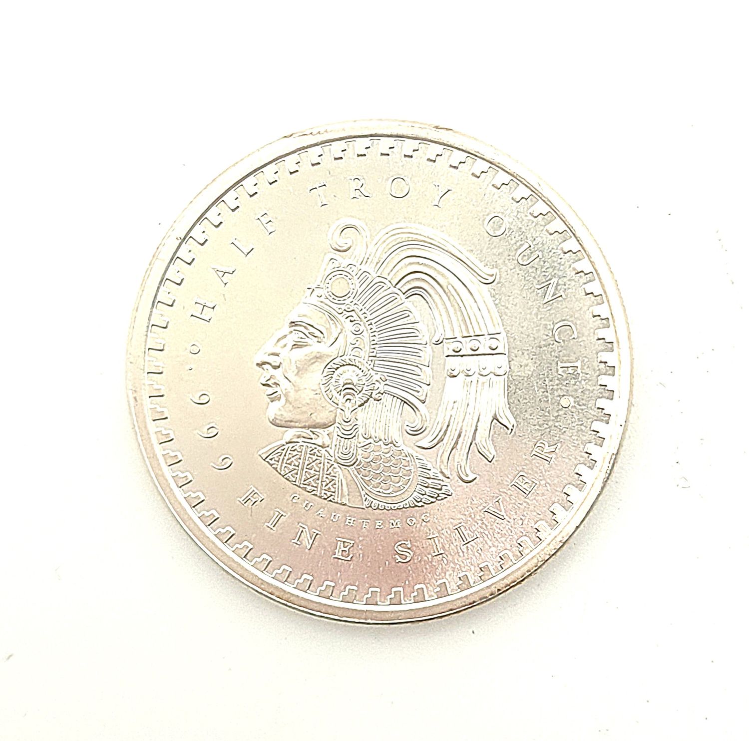1/2oz Aztec Calendar Silver Round