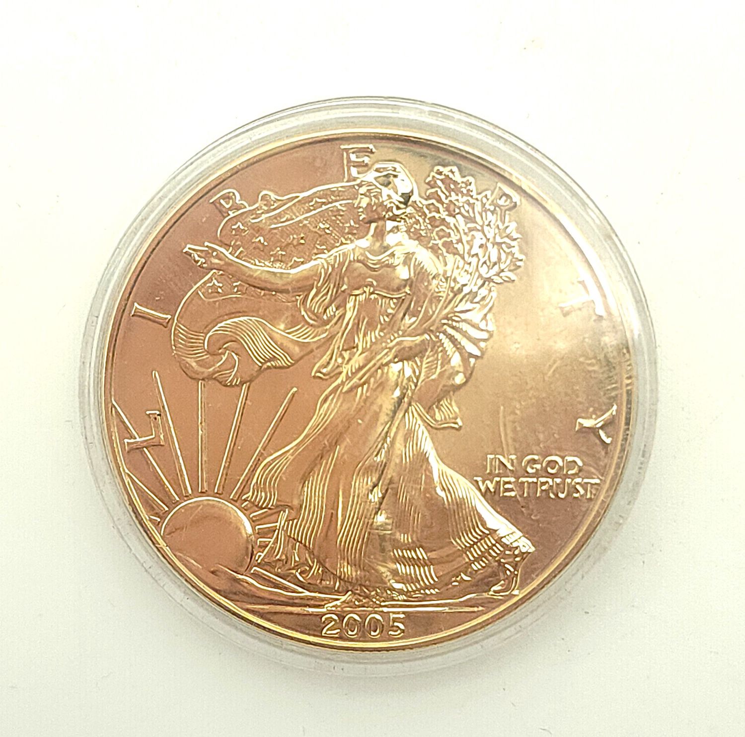 2005 Gold Plated American Silver Eagle