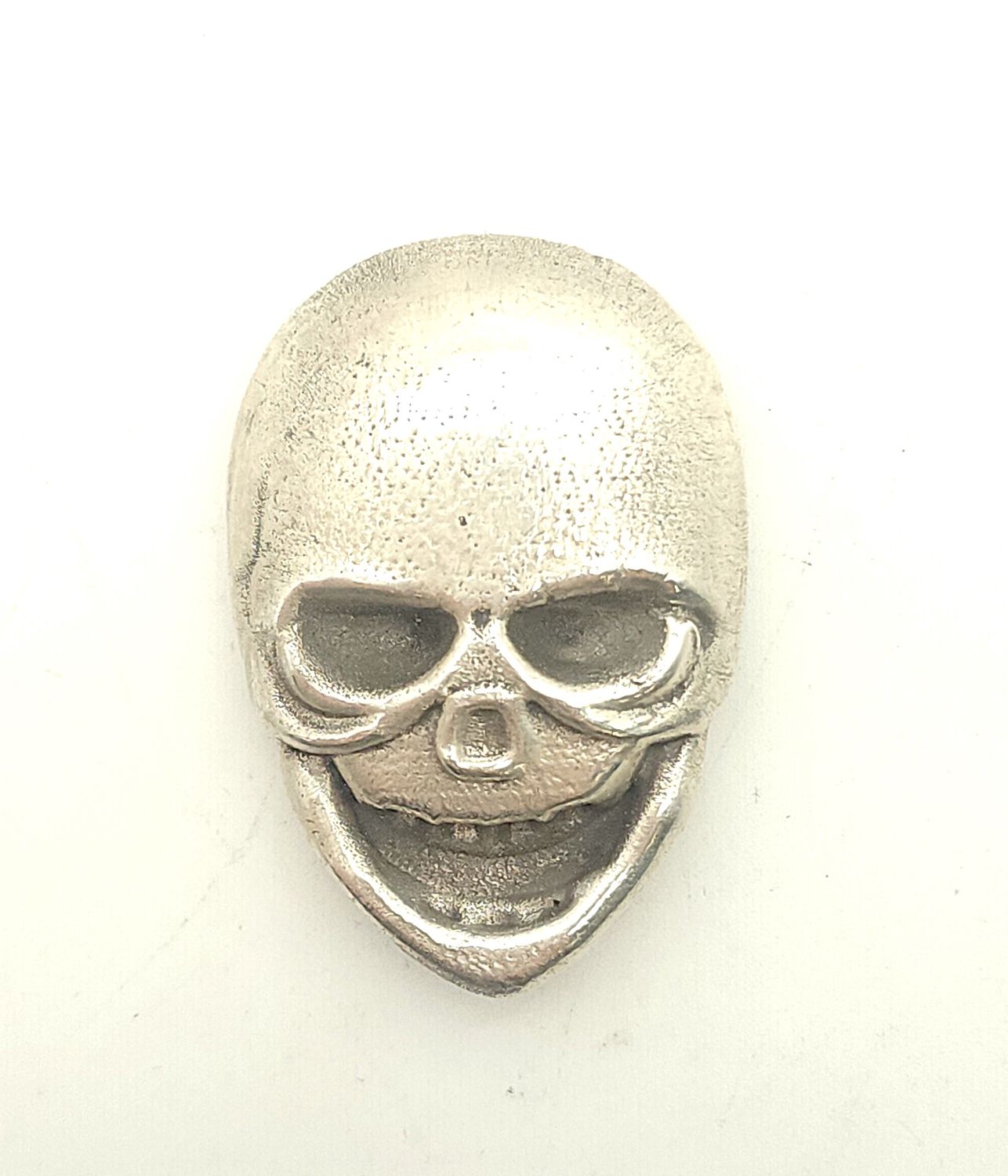 2.35oz Handpoured Sterling Silver Skull