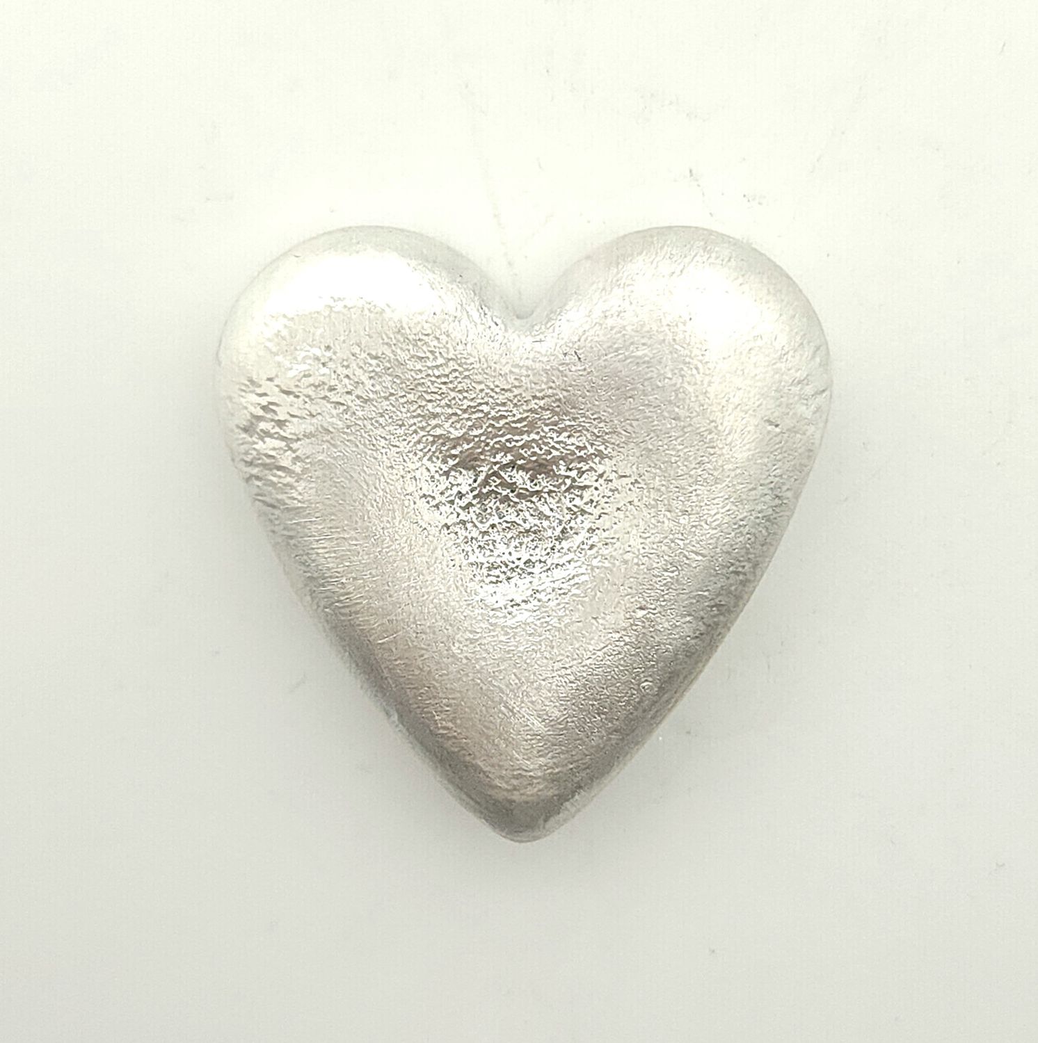 3.25oz Hand Poured Sterling Silver Heart