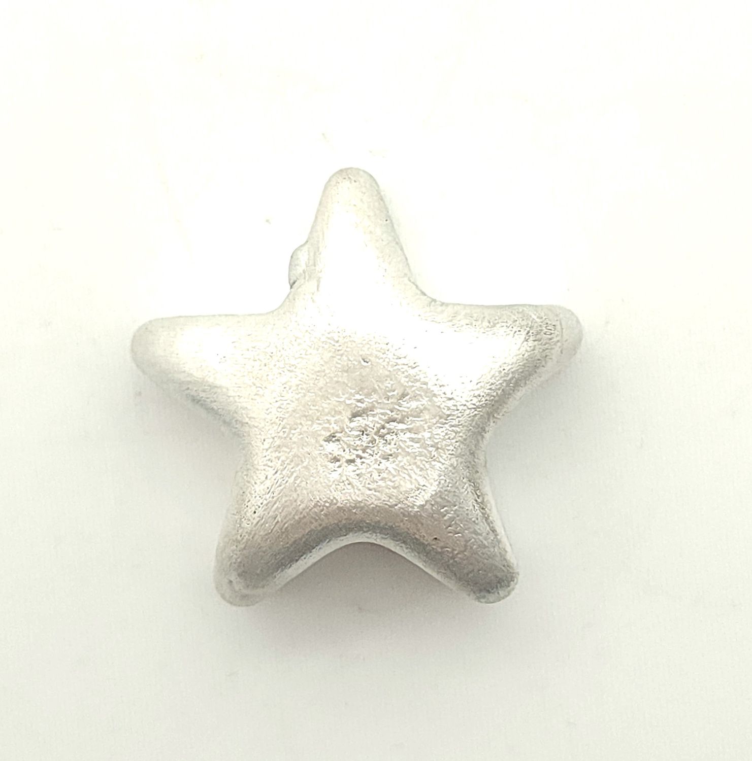 1.68oz Hand Poured Sterling Silver Star