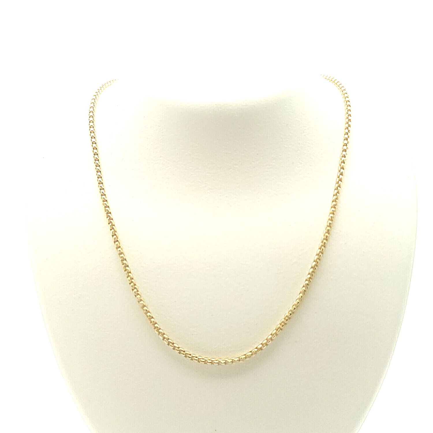 10k Gold Cable Chain 22.5&quot;