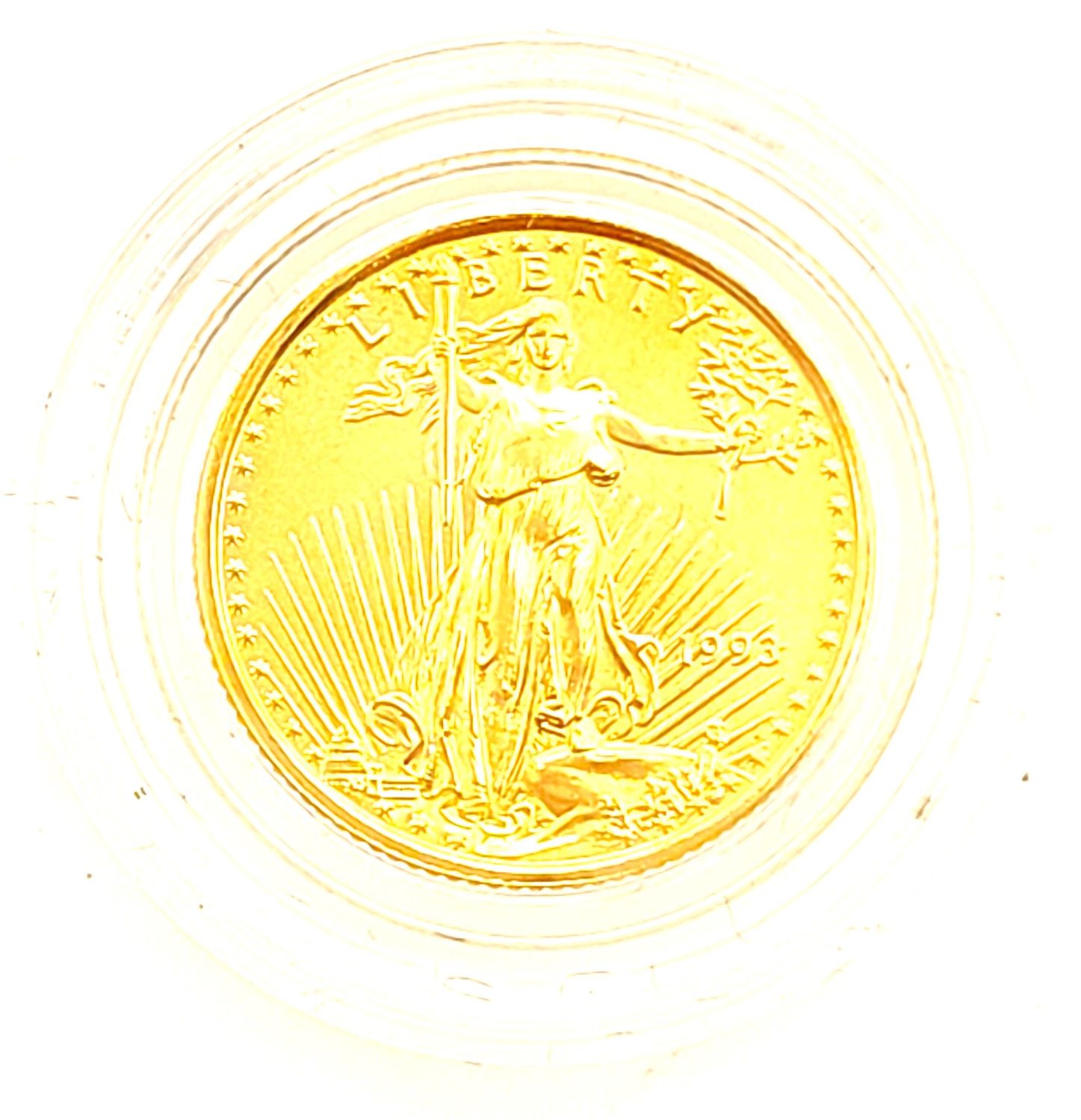 1993 1/10 oz $5 Gold Eagle Coin
