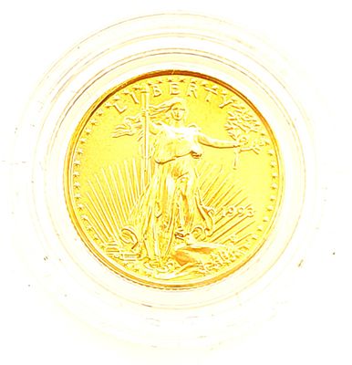 1993 1/10 oz $5 Gold Eagle Coin