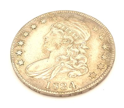 1834 Capped Bust Half Dollar Coin