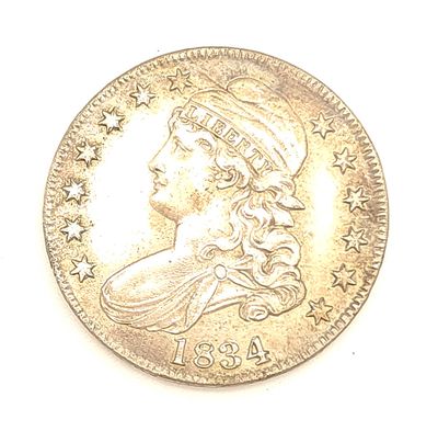 1834 Capped Bust Half Dollar Coin