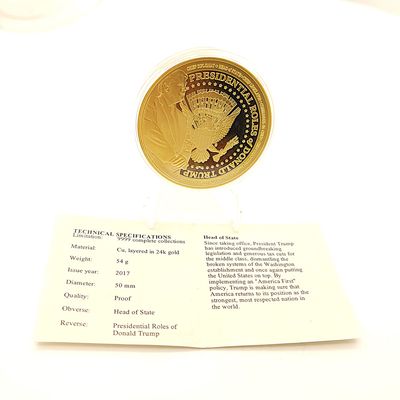 Trump Head Of State Copper Proof