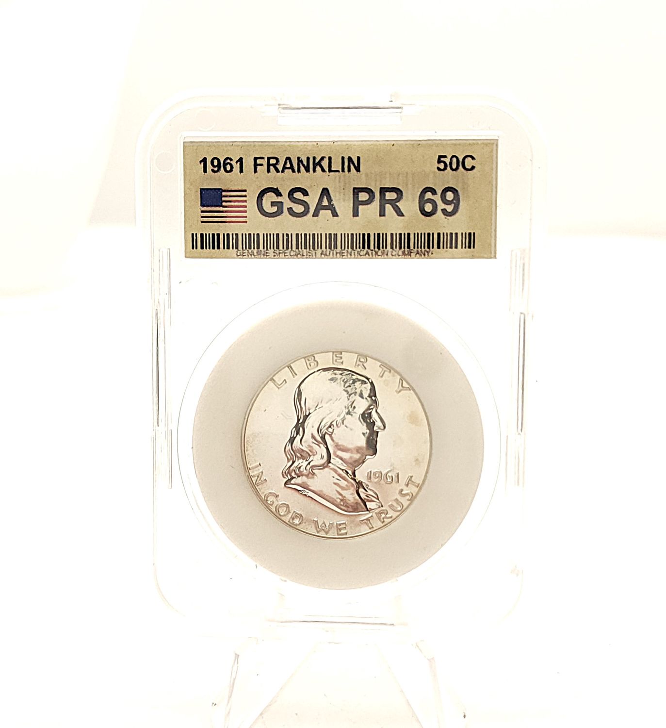 1961 Franklin Half Dollar Proof