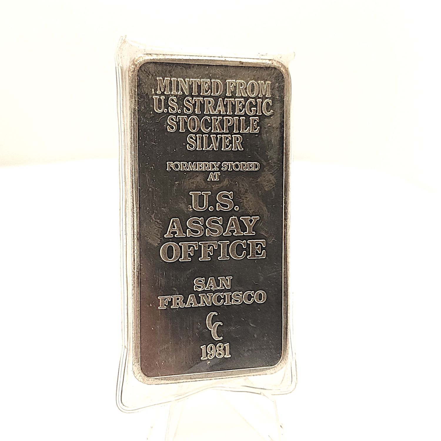 1981 10oz United States Assay Office Silver Bar