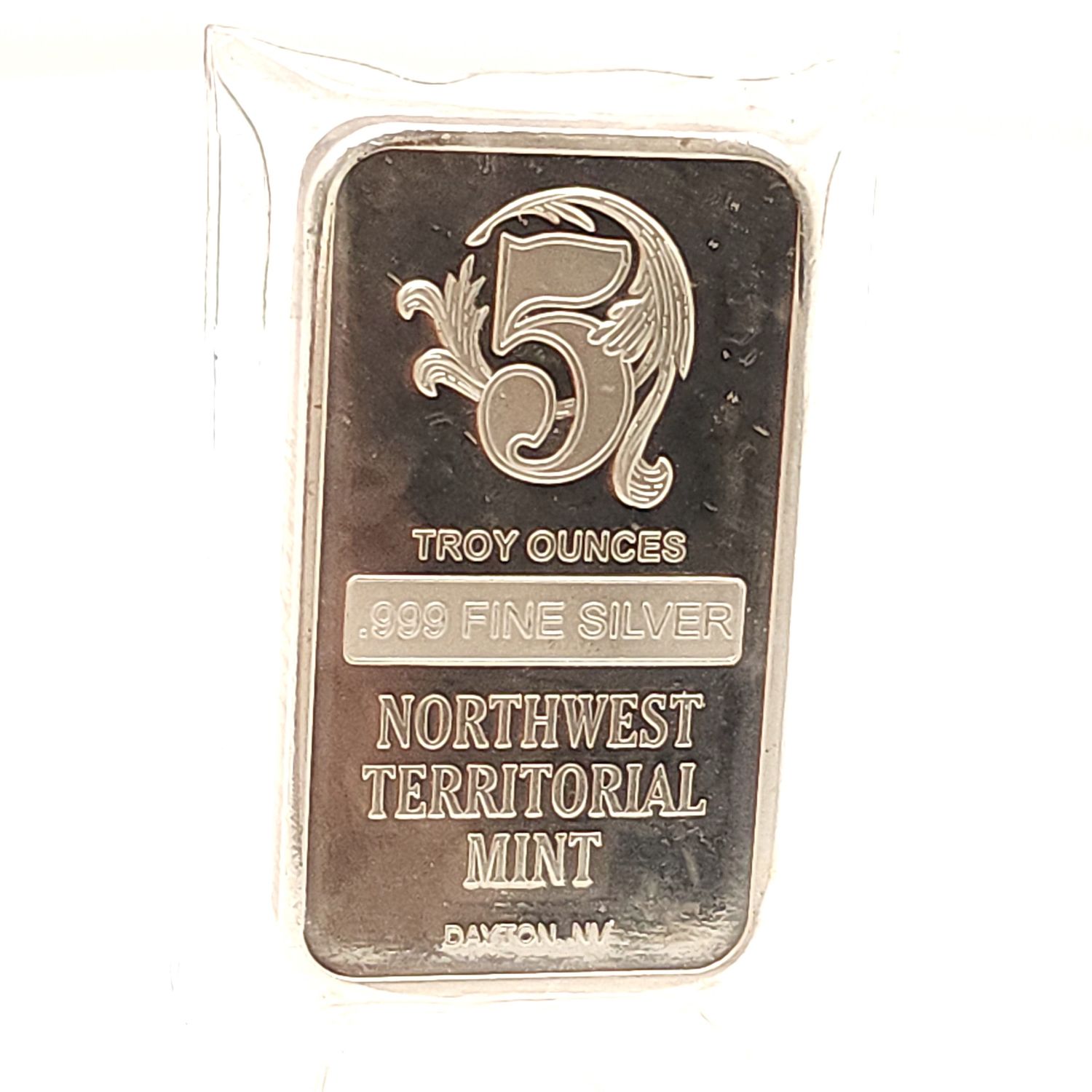 5oz Northwest Territorial Mint Silver Bar