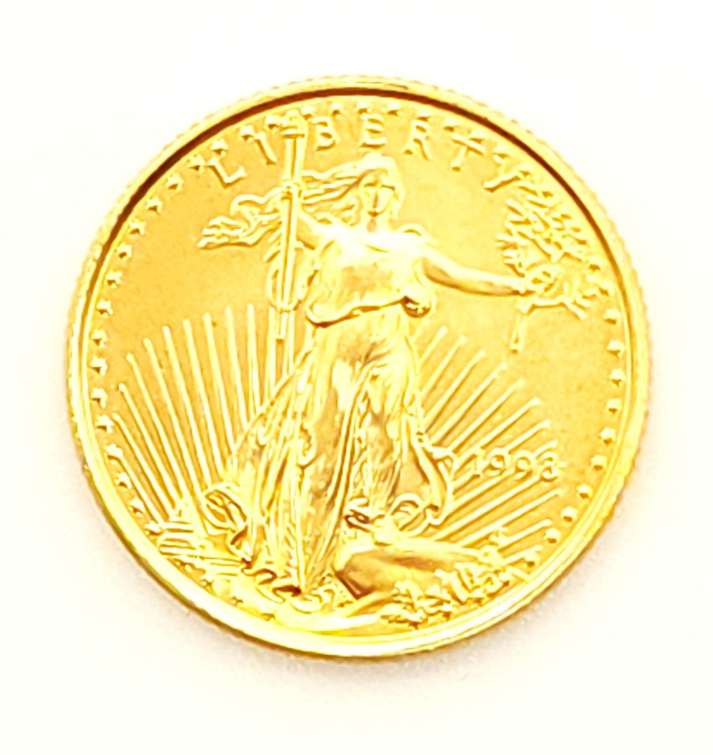 1998 $5 American Gold Eagle 1/10oz Gold Coin