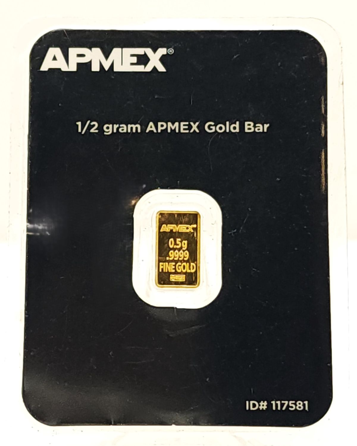 1/2 Gram APMEX Gold Bar