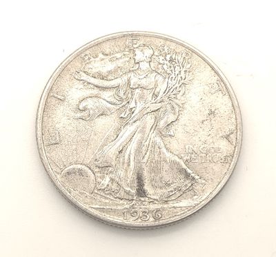 1936 Walking Liberty Half Dollar.