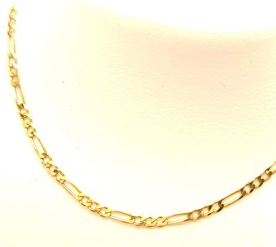 10k Gold Figaro Chain Size: 16"