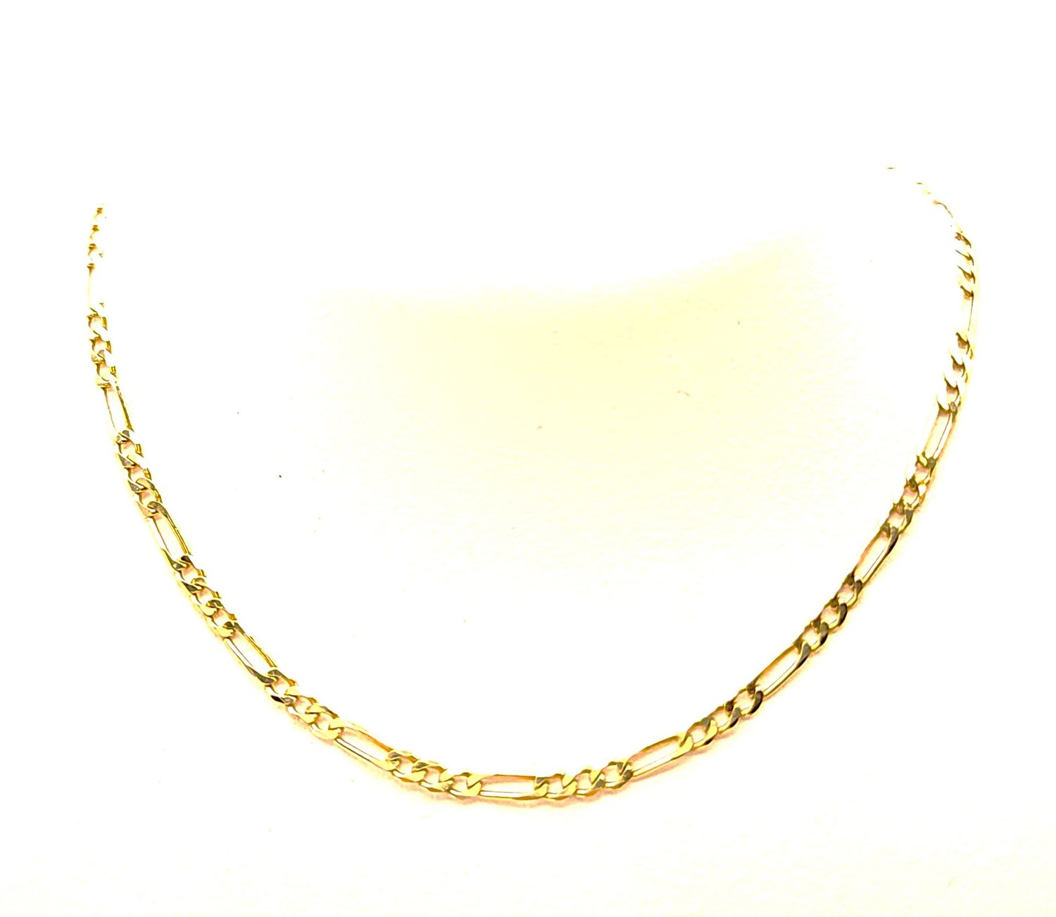 10k Gold Figaro Chain Size: 16&quot;