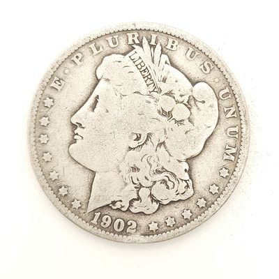 1902 Morgan Silver Dollar .