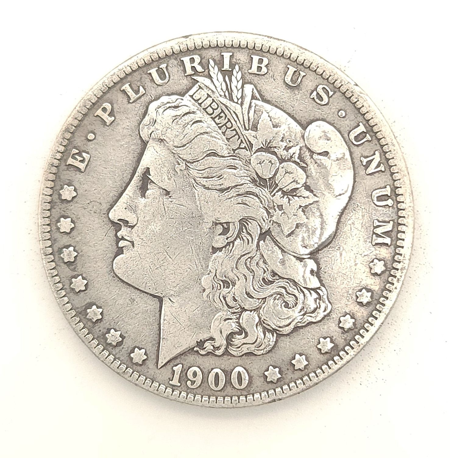 1900-O Morgan Silver Dollar .
