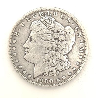 1900-O Morgan Silver Dollar .