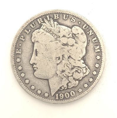 1900-O Morgan Silver Dollar  .
