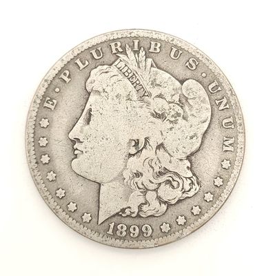 1899-O Morgan Silver Dollar.
