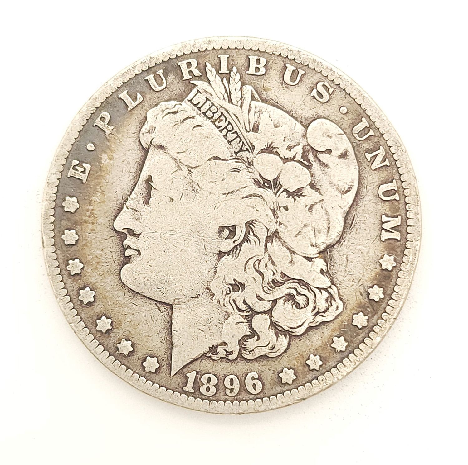 1896-O Morgan Silver Dollar