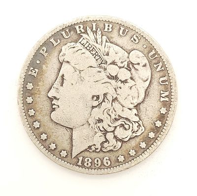 1896-O Morgan Silver Dollar