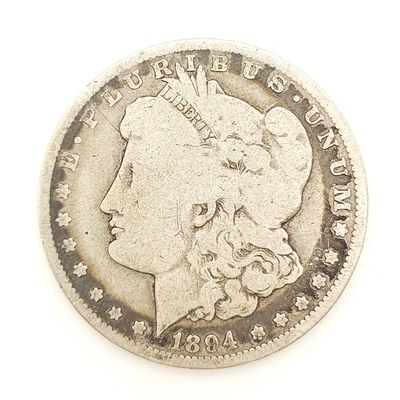 1894-O Morgan Silver Dollar..