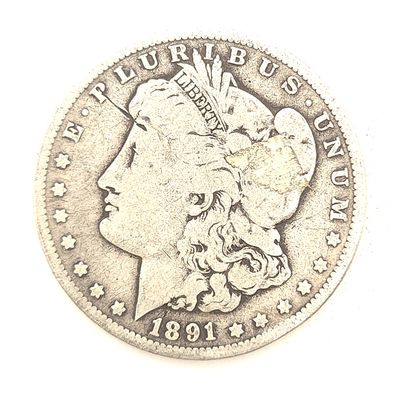 1891 Morgan Silver Dollar..