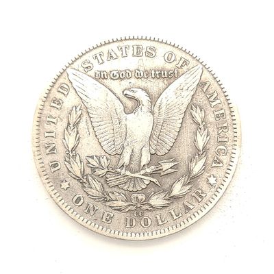 1890-CC Morgan Silver Dollar