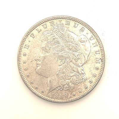 1889 Morgan Silver Dollar .