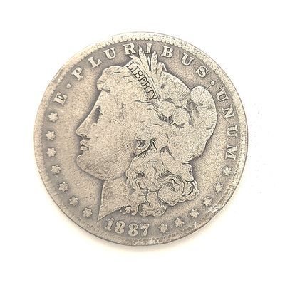 1887-O Morgan Silver Dollar..