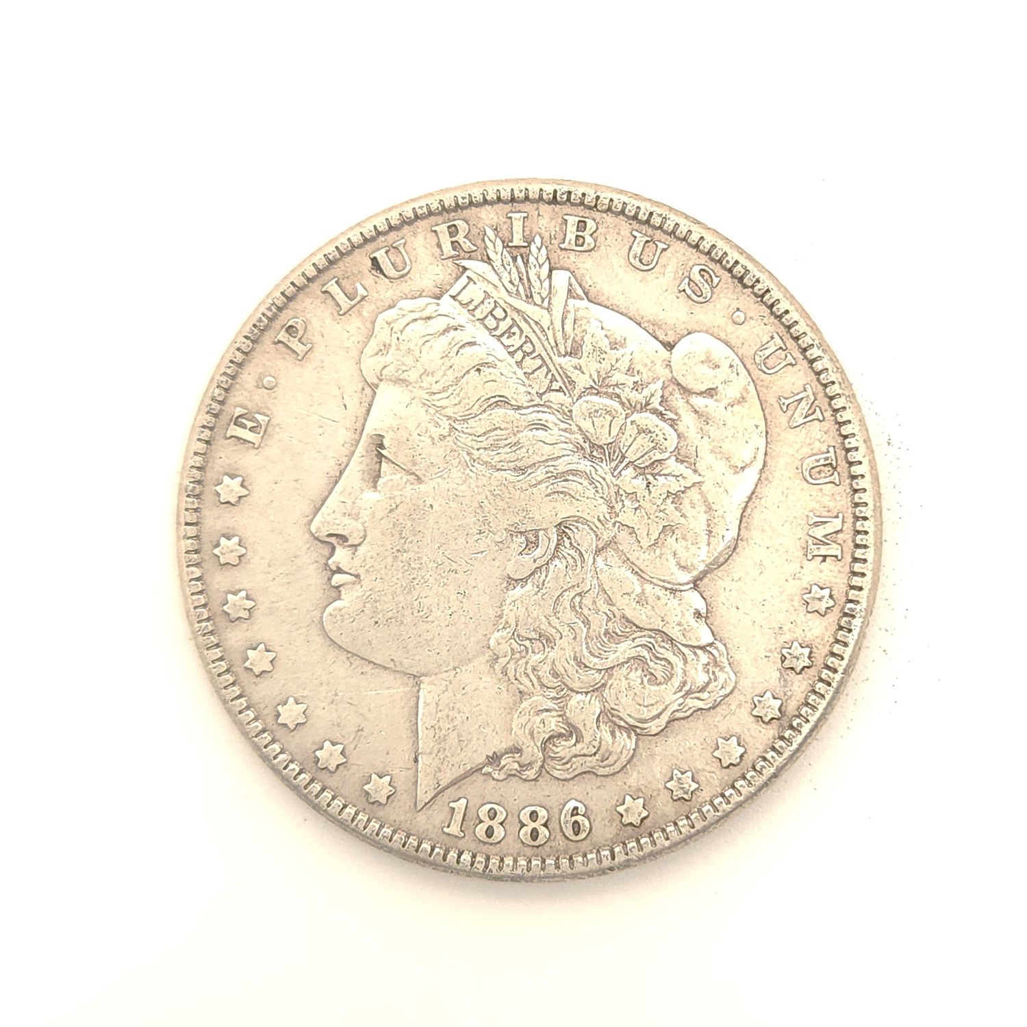 1886 Morgan Silver Dollar..