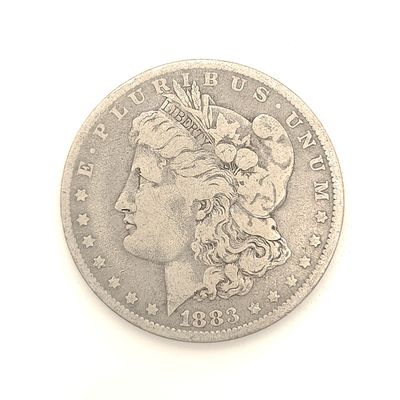 1883-O Morgan Silver Dollar .