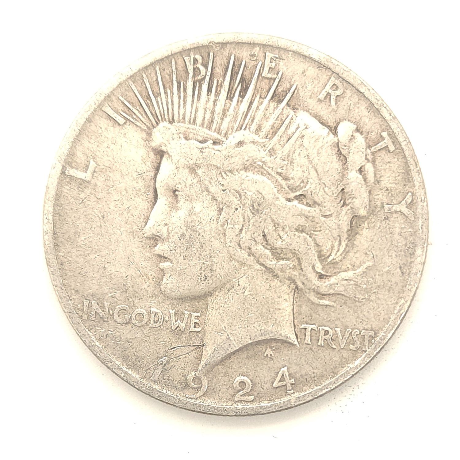 1924 Peace Silver Dollar..