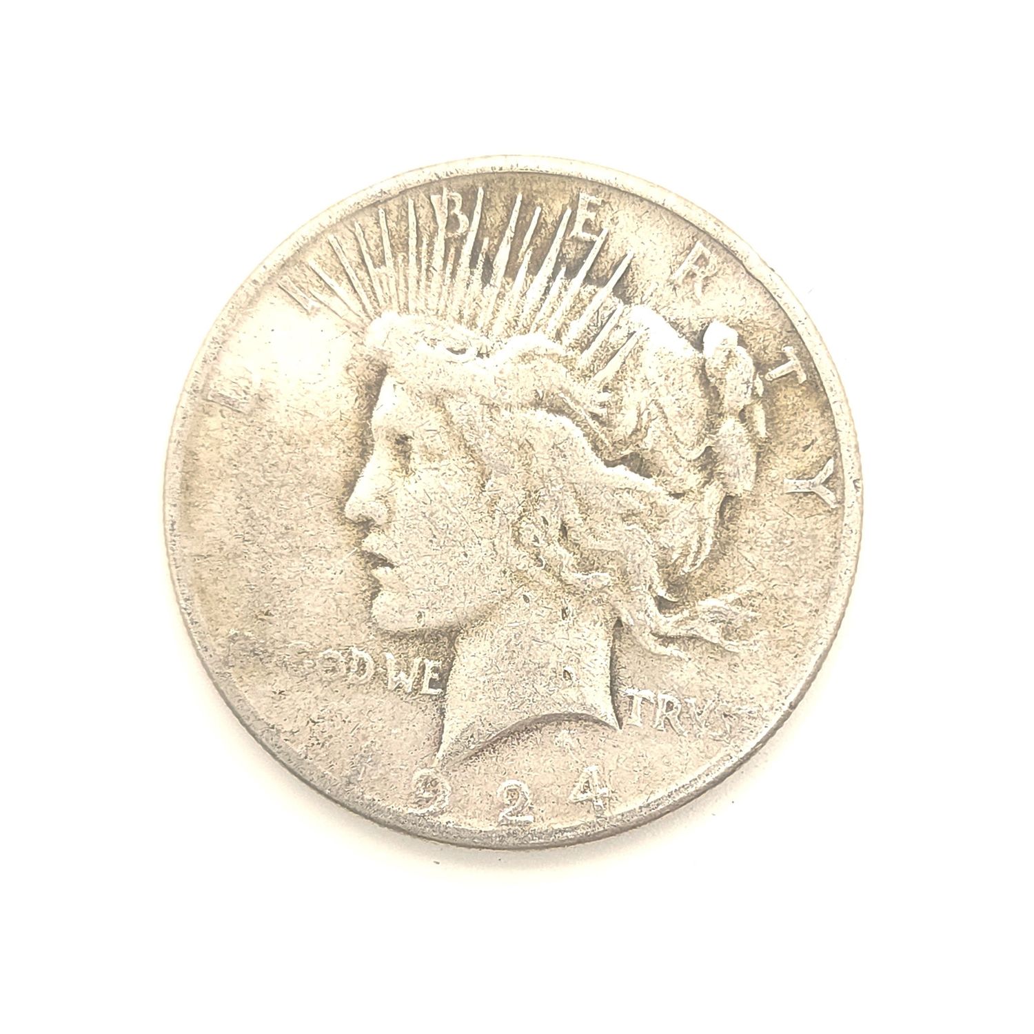 1924-S Peace Silver Dollar.