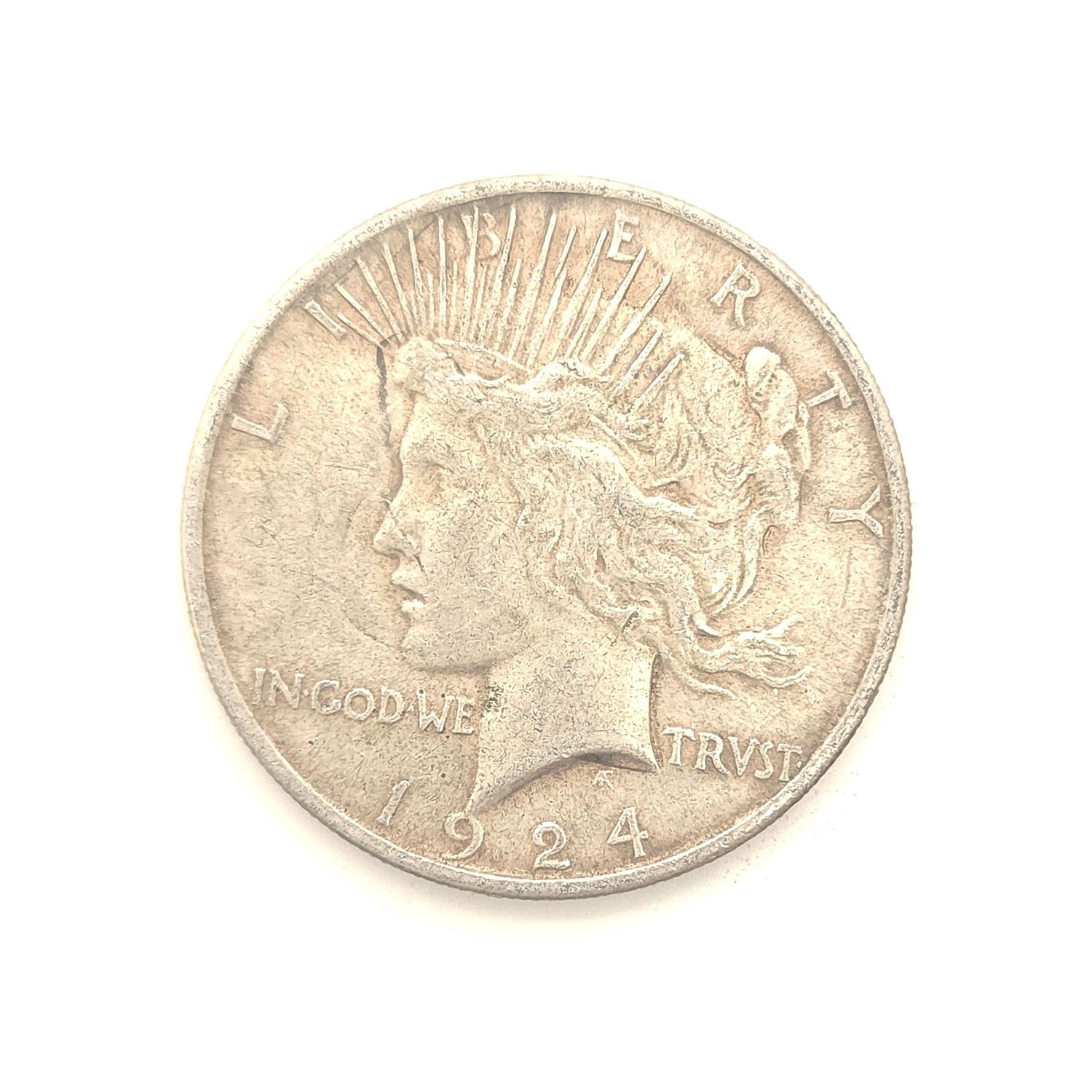 1924 Peace Silver Dollar  ....