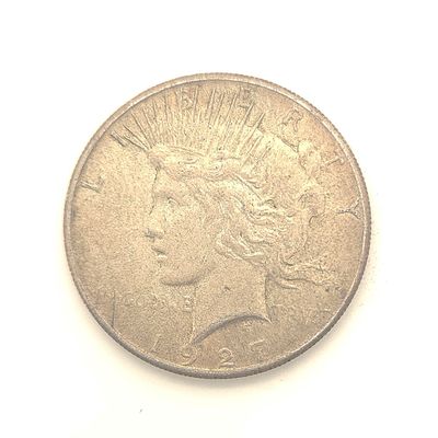 1927 Peace Silver Dollar...