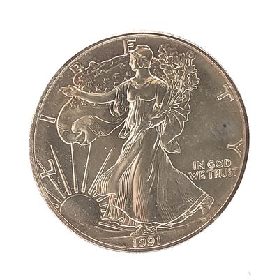 1991 American Silver Eagle ....
