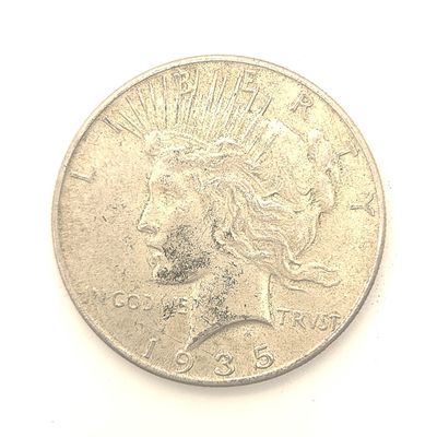 1935 Peace Silver Dollar ....