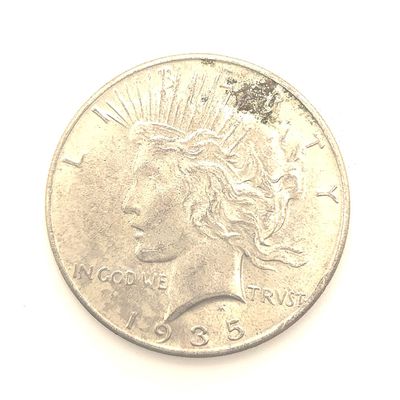 1935 Peace Silver Dollar   .