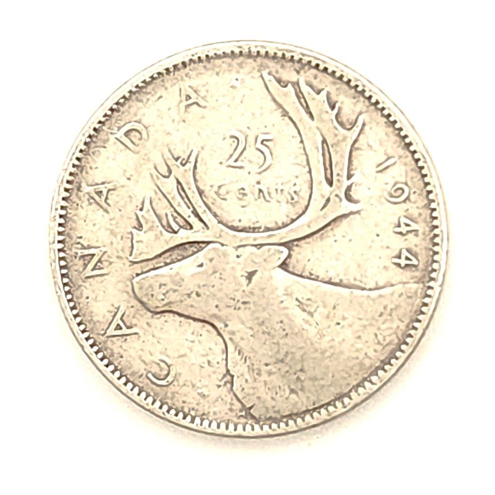 1944 Canada 25 Cent