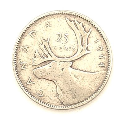 1944 Canada 25 Cent